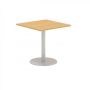 Stôl konf.409 Doska pravouhlá 800x800x25, výška 507 RAL9022 LTD OR729 Orech