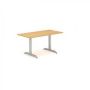 Stôl konferenčný 420 Doska pravouhlá 800x1600x25 RAL9022 LTD OR729 Orech