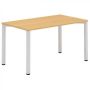 Stôl kancelársky 202 Doska pravouhlá 800x1400x25 RAL9022 LTD BK358 Buk