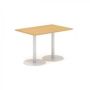 Stôl konferenčný 401 Doska pravouhlá 800x1200x25 RAL9022 LTD OR729 Orech