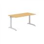 Stôl kancelársky 303 Doska pravouhlá 800x1600x25 RAL9022 LTD R5413 Divoká hruška