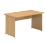 Stôl kancelársky 102 800x1400x25 AL eloxovaný prírodný LTD OR729 Orech