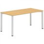 Stôl kancelársky 203 Doska pravouhlá 800x1600x25 RAL9022 LTD R5413 Divoká hruška