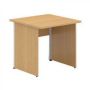 Stôl kancelársky 100 800x800x25 AL eloxovaný prírodný LTD OR729 Orech