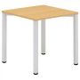 Stôl kancelársky 200 Doska pravouhlá 800x800x25 RAL9022 LTD OR729 Orech