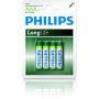 Batéria Philips Longlife AAA 1,5V R03 / 4ks phR03LL