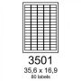 Etikety A4 RAYFILM 35 6x16 9 univerálne