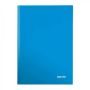 Zápisník s tvrdými doskami Leitz WOW A4 Metalická modrá