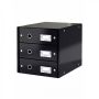 Zásuvkový box Leitz Click & Store s 3 zásuvkami čierny