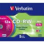 CD-RW Verbatim 700MB 12x Color / 5ks ve43167