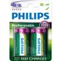 Batéria Philips D, 1,2 V/3000 mAh NiMH / 2ks