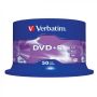 DVD+R Verbatim 4,7GB 16x Matte Silver, 50ks cake box ve43550