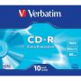 CD-R Verbatim 700MB Extra Protection 52x slim box ve43415