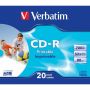 CD-R Verbatim 700MB 52x Printable slim box ve43424 NEDOSTUPNÉ