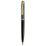 Souverän K800 guličkové pero, čierno-zelené, dokumentačná náplň čierna M - 1mm