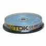 CD-R TDK 700MB cake box, 52x, 10-pack