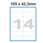 Etikety A4 Print 105x42,3mm (14) SO105042