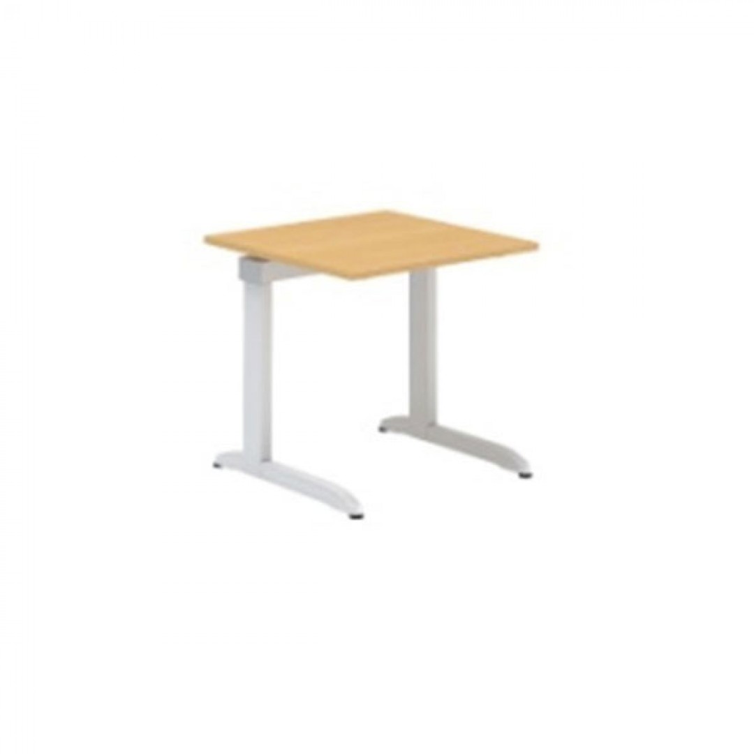 Stôl kancelársky 300 Doska pravouhlá 800x800x25 RAL9022 LTD BK358 Buk