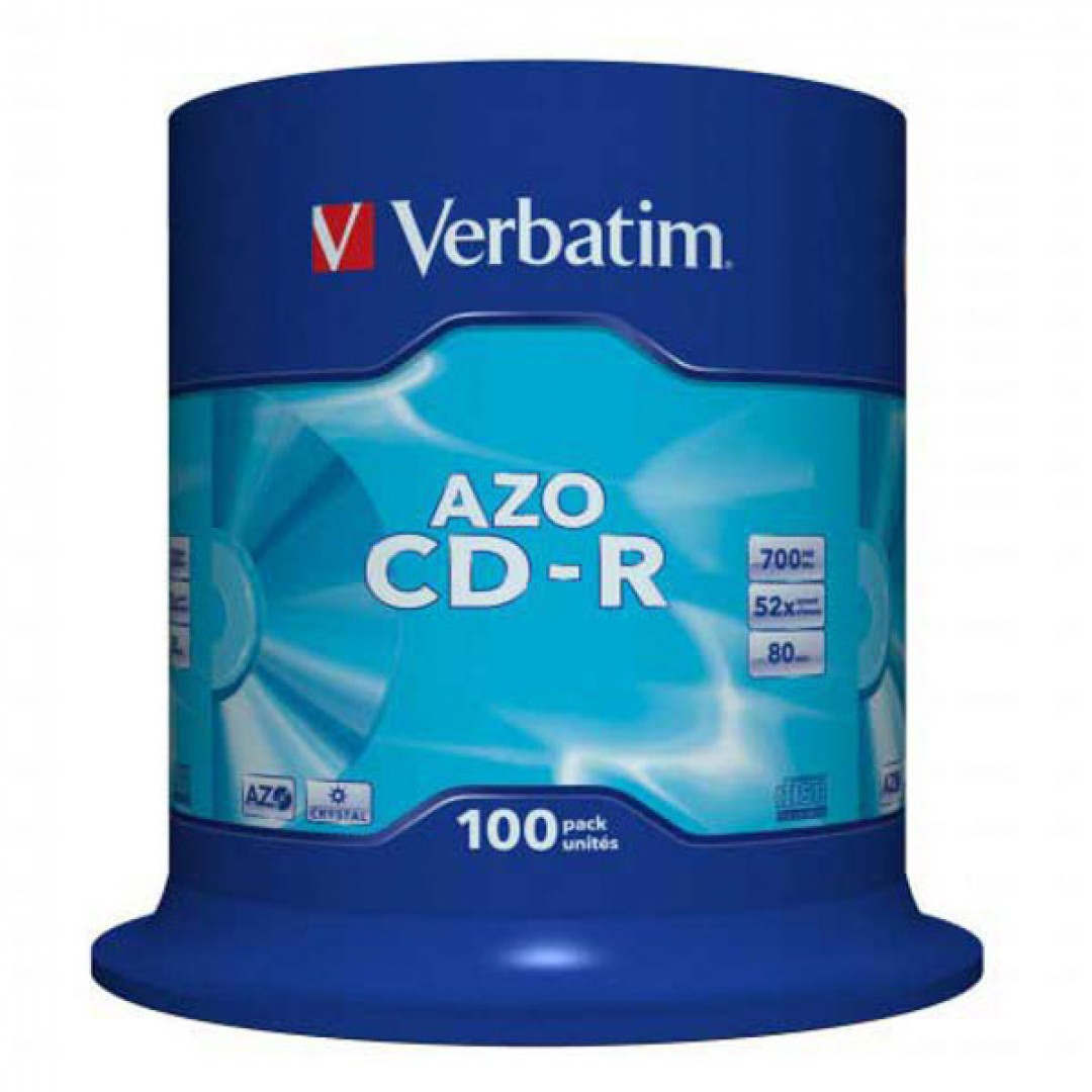 CD-R Verbatim 700MB 52x 100-pack cake box ve43430 NEDOSTUPNÉ