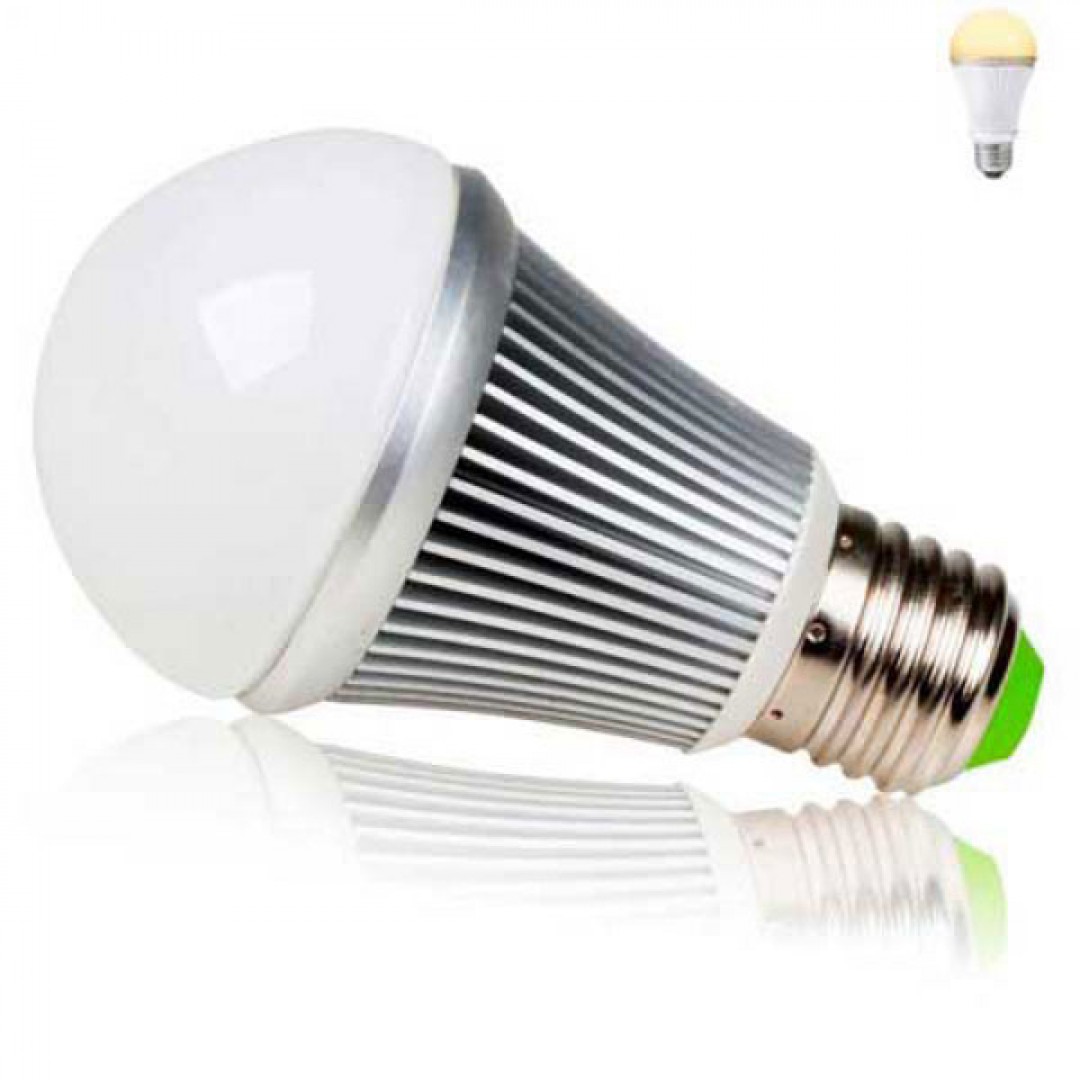 LED žiarovka Inoxled E27, 230V, 7W, 460lm, teplá biela, 60000h, POWER, 12SMD
