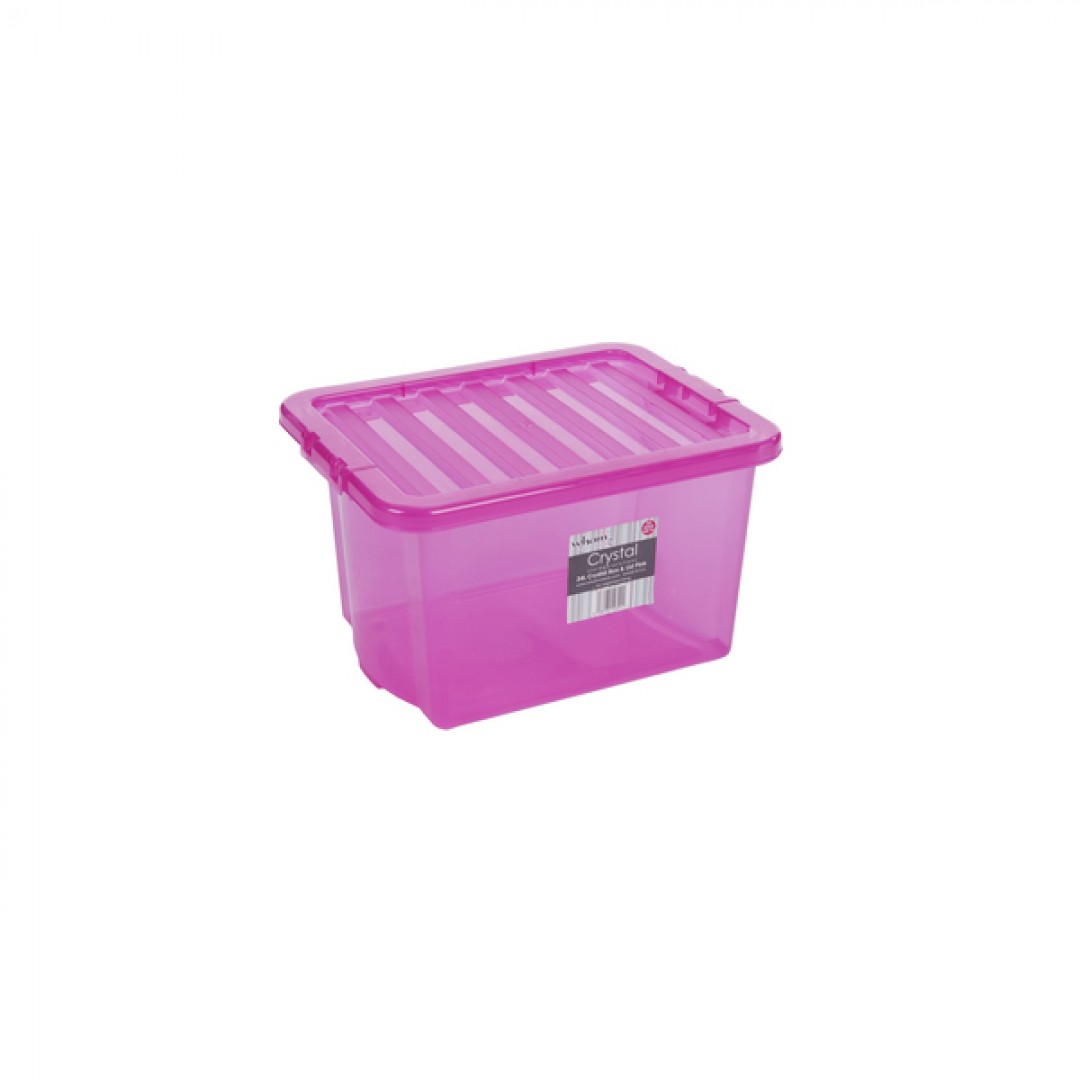 BOX s vekom 24L ružový WHAM