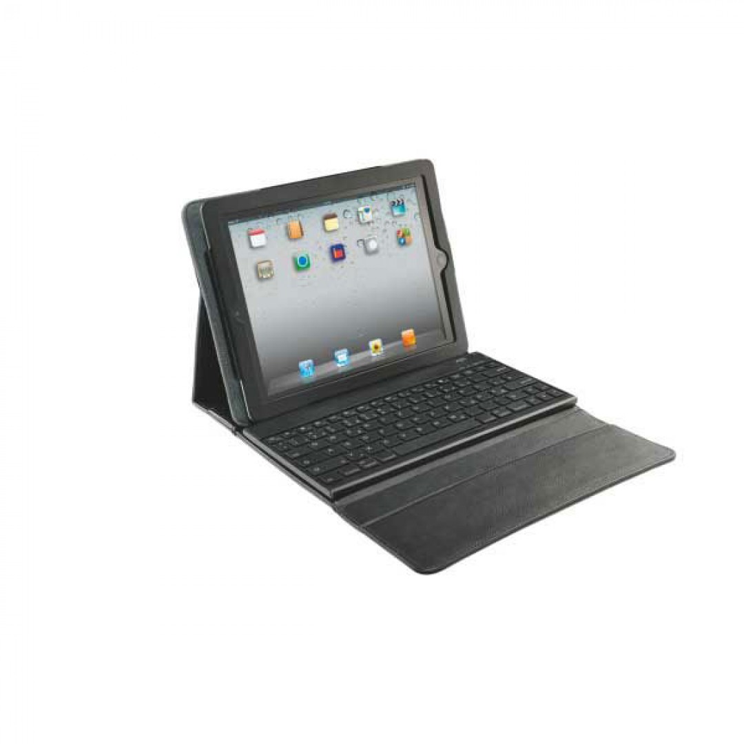 Pevné púzdro Leitz Complete Classic Pro s klávesnicou pre Nový iPad/iPad 2 čiern
