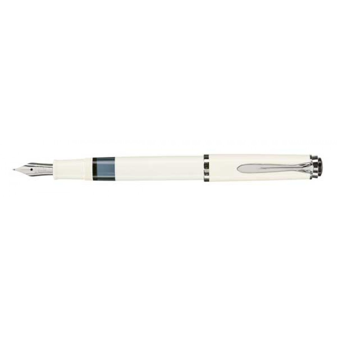 Classic M205 atramentové plniace pero, biele, šírka hrotu M (medium)