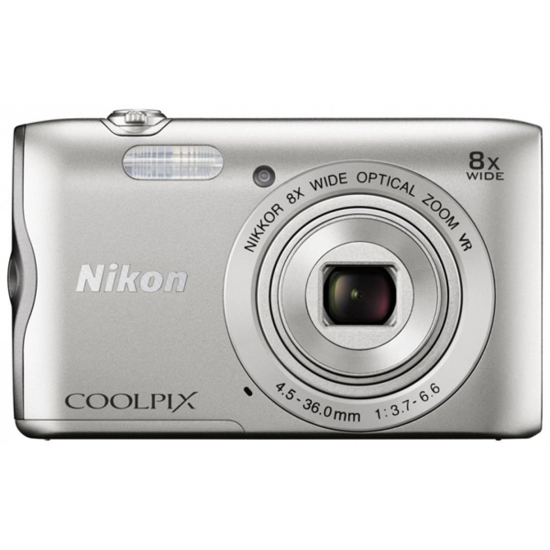 Fotoaparát digitálny Nikon Coolpix A300 - strieborný