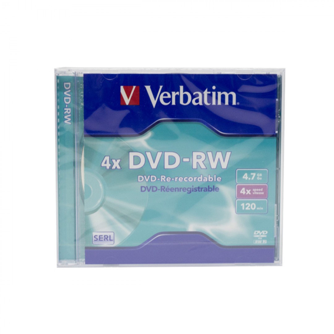 DVD-RW Verbatim 4x klas.ob.