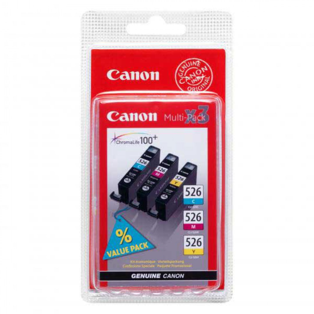 Toner Canon Canon 4541B009 cyan,magenta,yellow 340str. CLI526 multipack